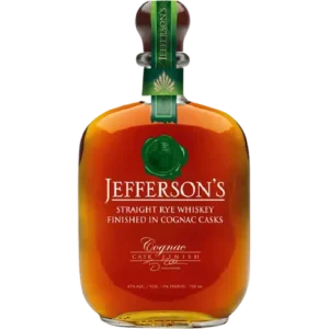 Jefferson’s Straight Rye Whiskey Cognac Finish 750ml - Image 1